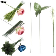 YEW 25pcs/set Artificial Branches DIY Iron Wire Soap Rose Branch Garden decoration Flower Twigs