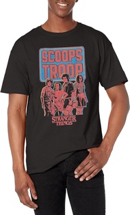 Stranger Things Men's Scoop Troop T-Shirt