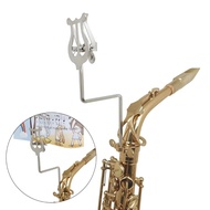 【Big-Sales】 Saxophone Marchings Lyre Stand Metal Brackets Sheet Music Clip Lyre Clamp-On Holder Alto Saxophone Supplies F2tc