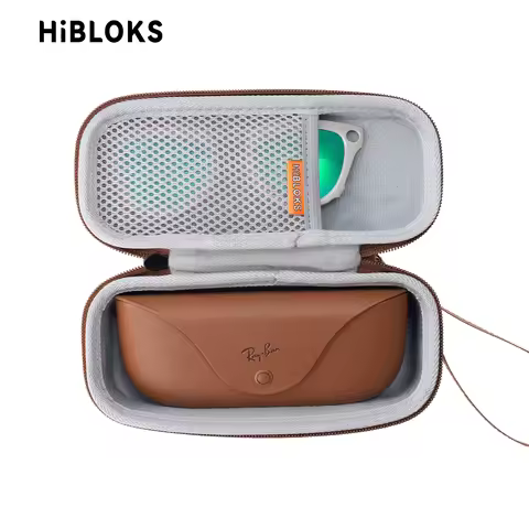 HIBLOKS For Ray-Ban Meta Wayfarer RW4008/RW4006/RW4012/Skyler/Headliner (GEN1 &GEN2) Portable Bag An