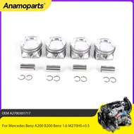 M270 1.6T Engine Piston & Ring Assembly φ20mm Fit For Mercedes Benz A200 B200 270 030 17 17