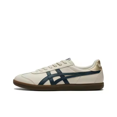 Onitsuka Tiger Tokuten Comfortable Thin-Sole Slip-Resistant Durable Low-Top Skate Shoes Unisex Beige