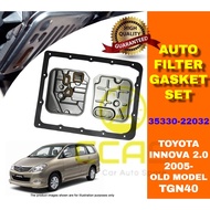 ATF TOYOTA INNOVA 2.0 2005- (OLD MODEL) TGN40 35330-22032 Gearbox Auto Transmission Filter Gasket Se