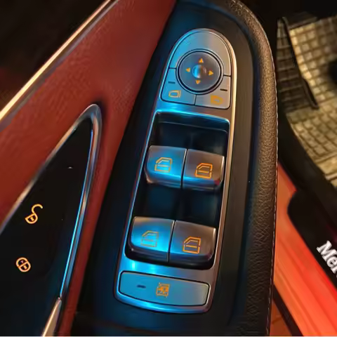 Orange light Front Door Window Switch 2229056800/A 222 905 68 00 For Mercedes-Benz C300 C63 C350e C-