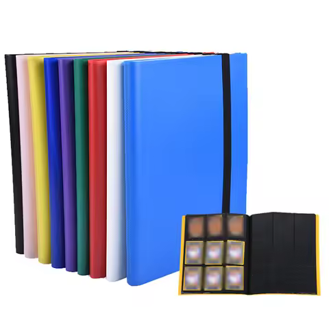 Card Binder 9 Pocket 360 Pockets Trading Card Album for Standard Cards Side Loading Card Collection 