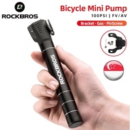 [SG SELLER] RockBros Bicycle Pump Bicycle air pump bicycle portable pump high pressure pump