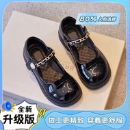 [Hot-Selling] Children's Leather Shoes 2024 Spring Autumn New Style BMW Mary Jane Shoes Performance 