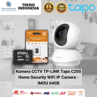 TP-LINK Tapo C200 Home Security WiFi IP Camera - IMOU 64GB