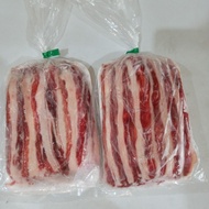 Daging Sapi Beef Slice Shortplate Putih 500gr New-(*°▽°*)