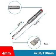 Bosch 10Pcs Hammer Drill Bit SDS Plus-1 Drill Bit Set Two Pit Two Groove Brick Wall Concrete S3 Impact Hammer Drill Bits