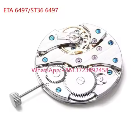 ETA 6497 Watch Movement For Seagull ST36 6497 17 Jewels Mechanical Hand Winding Watches Accessories 