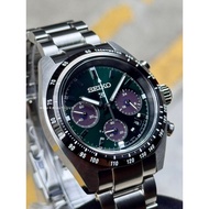 Brand New Seiko Prospex Green SpeedTimer Solar Powered Chronograph Watch SSC933P1