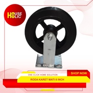 Caster Wheels Display Case Rubber Wheels Dead Trolley Trolley 8" Caster Wheels