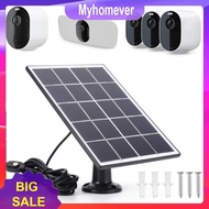 5V 10W Camera Solar Panel Charger IP65 Waterproof  Camera Solar Panel 9.8Ft/3M Cable for Arlo Ultra/