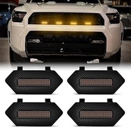 VGETTING Grill Light for Toyota 4Runner TRD Pro 2025 2026, Smoked Shell Amber LED Front Grille Light