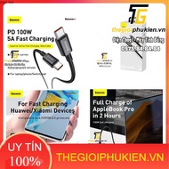 Genuine Baseus 2-head Type-C to Type-C charging cable supports 100W fast charging