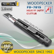 คัตเตอร์อเนกประสงค์ มีดคัตเตอร์ คัตเตอร์ 18mm WOODPECKER FD-7815