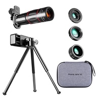 Solid 28X HD Mobile Phone Camera Lens Telescope Zoom Macro Lens For Smartphone Fish Eye Lente Para C