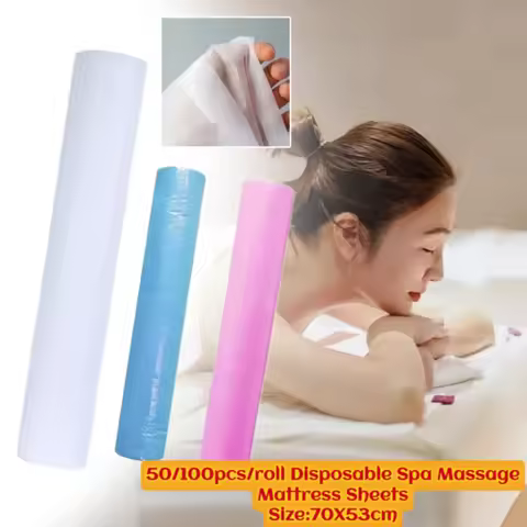50/100PCS/Roll New Disposable Bed Sheets Bedroom Massage Table Sheet Beauty Salon Spa Non-woven Pill
