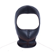 3 Color Mask Leather Bondage Hood SM Mask Bondage Hood Harness Mask