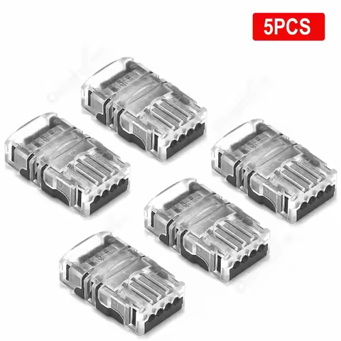 2/3/4/5/6 Pin LED Strip Connectors Waterproof LED Connector Terminal For 8mm 10mm LED Strip Light WS