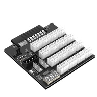 ATX 12x6Pin Power Supply Breakout Board Adapter with Flash LED for 733428-101 720620-B21 830272-B21