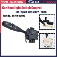 Car Headlight Switch Control Handle for Toyota Vios Altis 2002-2008 Front Master Light 84140-0D020