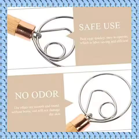 1 Piece Cream Egg Beater Dough Hook Egg White Separator Egg Stirrers Pizza Dough Whisk Egg Stirring