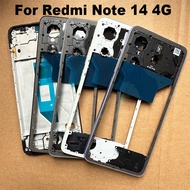 For Xiaomi Redmi Note 14 4G  Front LCD Frame Bezel Middle Frame Plate Housing Replacement 24117RN76G
