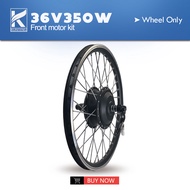 [xzqjw] Electric Bike Conversion Kit 36V48V 350W Front Brushless Motor Wheel Hub Motor 16-29Inch 700