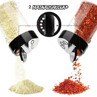 MAINAUSHUI6K Seasoning Jar, Plastic 100/160/250ML Pepper Shaker, Simple Empty Portable Condiment Sto