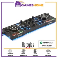 Hercules DJControl Starlight – Portable USB DJ Controller - 2 tracks with 8 pads and sound card
