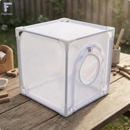 [Flameer] SiaBiced Cage Fiberglass Frame Butterfly Habitat Square Butterfly Habitat Cage