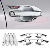 For TOYOTA INNOVA 2004-2015 chrome silver car door handle bowl cover trim,INNOVA outer door handle garnish