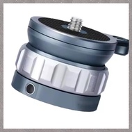 [M G L O] Universal Mini Leveling Base Tripod Head 3/8" 1/4"  Mount Panoramic Tiltable for DSLR Came