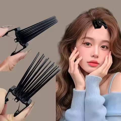 New Simple Fluffy Hairpin for Women Curling Roots High Natural Fluffy Hair Clip Styling Tool Comb
