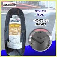 ➪ ↑ ♙ CORSA R26 Platinum RIM 14 Tubeless Tires ( 80/80-14 , 100/80-14 , 110/80-14 , 140/70-14 )