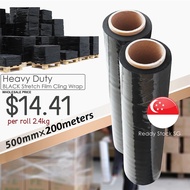 Heavy Duty (Black) Stretch Film Pallet Cling Wrap