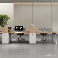 Simple Position Combination Four-Work Position Six-Person Office Office Staff Modern Table Chair Sta