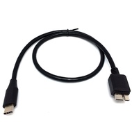 [Fujiei] Type-C to Micro-B Male Transmission Cable 0.5mm (US3021)