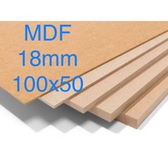 18mm MDF board (100x50)cm, MDF plywood, MDF wood board, MDF plywood