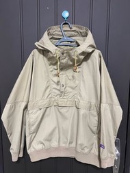 the north face purple label 卡其 衝鋒外套 紫標 m號