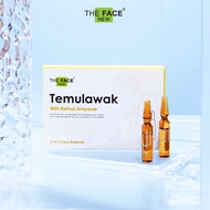 The FACE Temulawak Ampoule Serum 2ml*5pcs | With Retinol, Hyaluronic Acid and Temulawak Extract