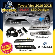 Toyota Vios 2016 2017 2018 Front Bumper DRL LED Day light Lamp DayLight DLAA Vios NCP150 lampu depan