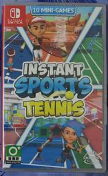 Switch NS Instant Sports Tennis 即時運動 網球 英文版 全新未拆
