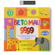 Book Coloring Baby 9999 Vietnamese Bilingual For Children Creative From 26 Years Old