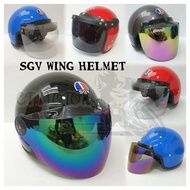 ctmotor Original SGV WING topi keledar baru setengah motorsikal helmet (Sirim Lulus) half helmet