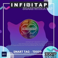 INFINITAP-Share with a TAP-Social Media Smart Tap | IT-TD009 NXP Chip NTAG213 30mm clear epoxy with 