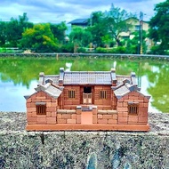 【DIY 材料組合包】大三合院/小磚塊模型/迷你紅磚/台灣傳統築