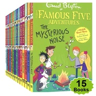 15 Books/Set พร้อมส่ง หนังสือภาษาอังกฤษ ห้าสหายผจญภัย Enid Blyton The Famouse Five Adventures Collec